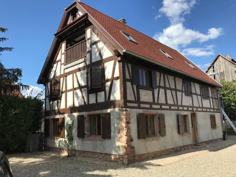 Paisible Logement Tout Equipe Pour 1 A 6 Personnes Ebersheim Exterior photo